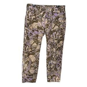 Pilcro Anthropologie The Wanderer Pants Size 29 Marble Metallic Relaxed Fit